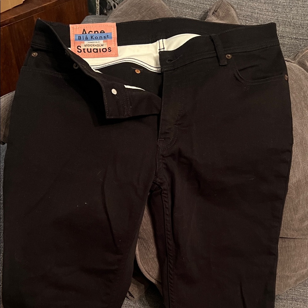 Acne Black Skinny Jeans